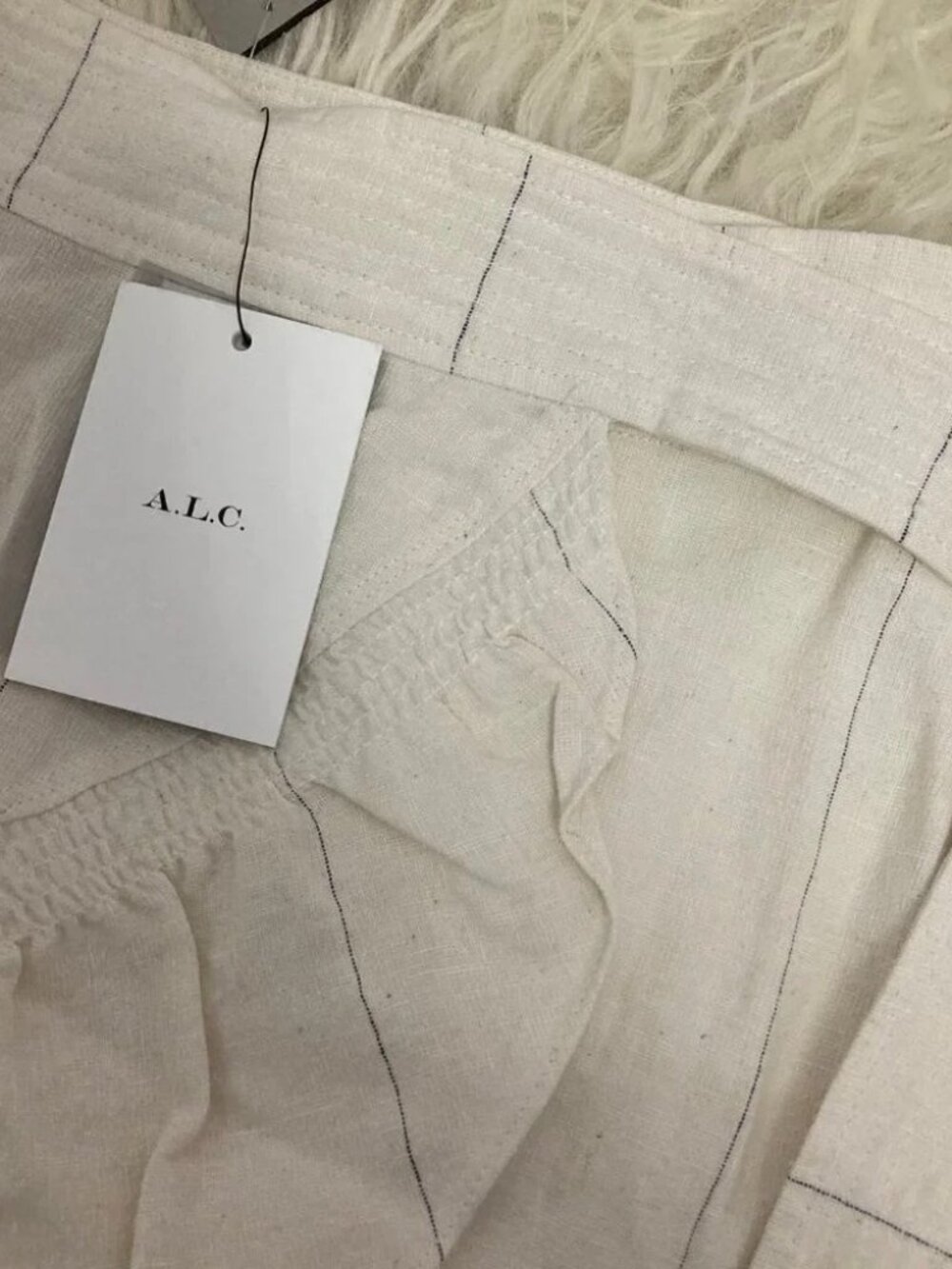 A.L.C. Linen Knee-Length Skirt 2290 - Picture 9 of 9